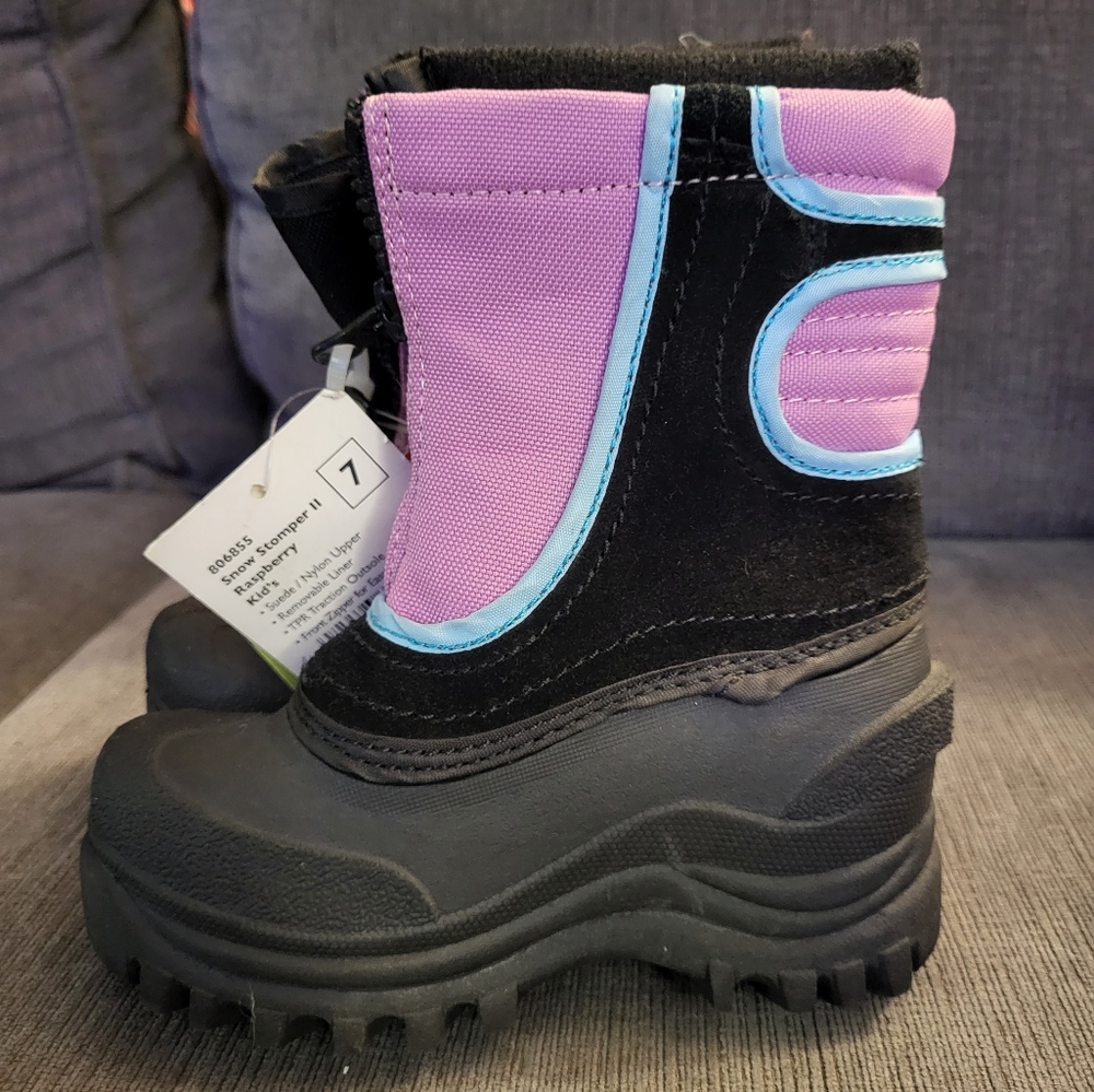 Little Kids Itasca Dakota Grizzly Snow Stomper II Raspberry - Size 7